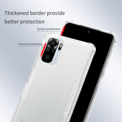 TPU чехол Nillkin Nature Series для Xiaomi Redmi Note 10 / Note 10s Бесцветный (прозрачный) TPU чехол Nillkin Nature Series для Xiaomi Redmi Note 10 / Note 10s Бесцветный (прозрачный)