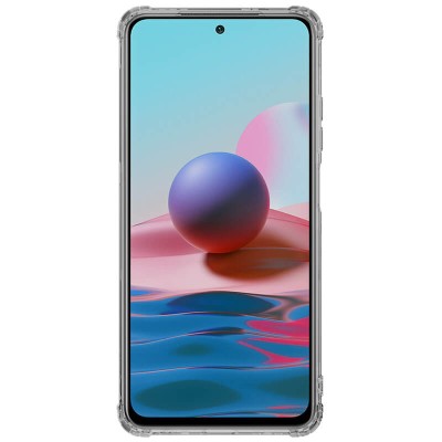 TPU чехол Nillkin Nature Series для Xiaomi Redmi Note 10 / Note 10s Серый (прозрачный) TPU чехол Nillkin Nature Series для Xiaomi Redmi Note 10 / Note 10s Серый (прозрачный)