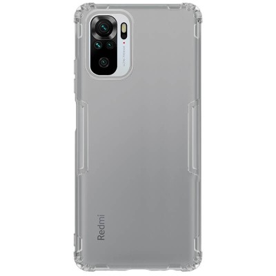 TPU чехол Nillkin Nature Series для Xiaomi Redmi Note 10 / Note 10s Серый (прозрачный) TPU чехол Nillkin Nature Series для Xiaomi Redmi Note 10 / Note 10s Серый (прозрачный)