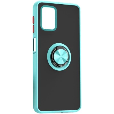 TPU+PC чехол Deen ColorEdgingRing for Magnet для ZTE Blade V30 Vita Голубой