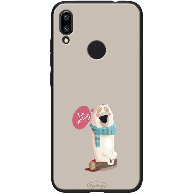 TPU+PC чехол ForFun для Xiaomi Redmi Note 7 / Note 7 Pro / Note 7s I am waiting / Серый