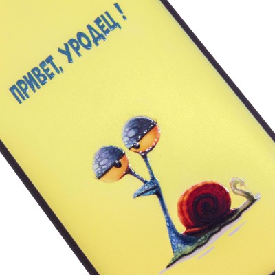 TPU+PC чехол ForFun для Xiaomi Redmi Note 7 / Note 7 Pro / Note 7s Привет уродец / Желтый