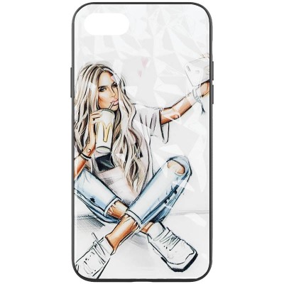 TPU+PC чехол Prisma Ladies для Apple iPhone 7 / 8 / SE (2020) (4.7") Selfie TPU+PC чехол Prisma Ladies для Apple iPhone 7 / 8 / SE (2020) (4.7") Selfie