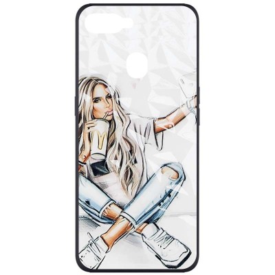 TPU+PC чехол Prisma Ladies для Oppo A5s / Oppo A12 Selfie