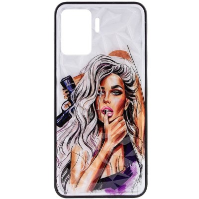 TPU+PC чехол Prisma Ladies для Oppo Reno 5 Lite Purple