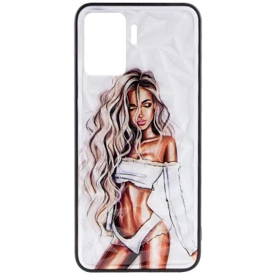 TPU+PC чехол Prisma Ladies для Oppo Reno 5 Lite White