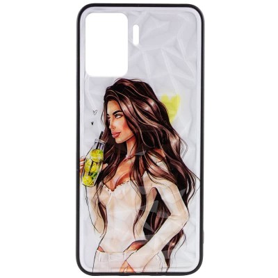 TPU+PC чехол Prisma Ladies для Oppo Reno 5 Lite Yellow