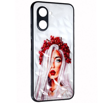 TPU+PC чехол Prisma Ladies для Realme C33 Ukrainian Girl