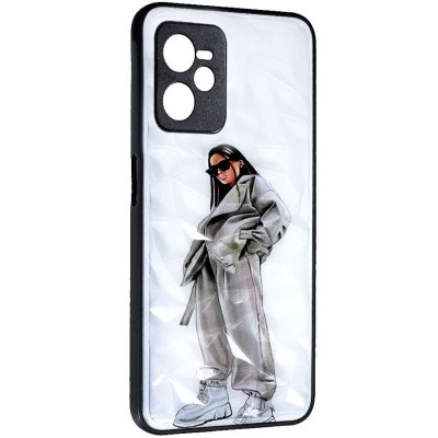 TPU+PC чехол Prisma Ladies для Realme C35 Fashion Style