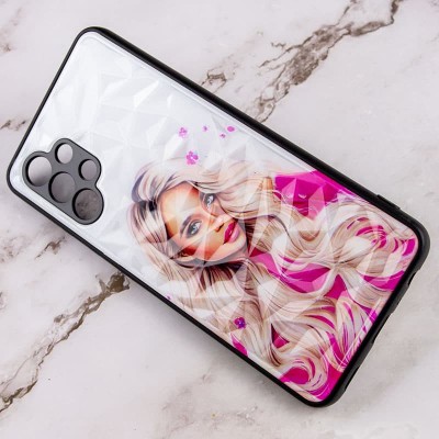 TPU+PC чехол Prisma Ladies для Samsung Galaxy A13 4G Pink