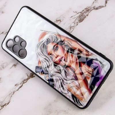 TPU+PC чехол Prisma Ladies для Samsung Galaxy A13 4G Purple
