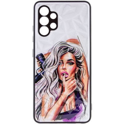 TPU+PC чехол Prisma Ladies для Samsung Galaxy A13 4G Purple