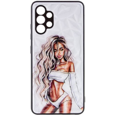 TPU+PC чехол Prisma Ladies для Samsung Galaxy A13 4G White
