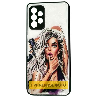 TPU+PC чехол Prisma Ladies для Samsung Galaxy A22 4G Purple