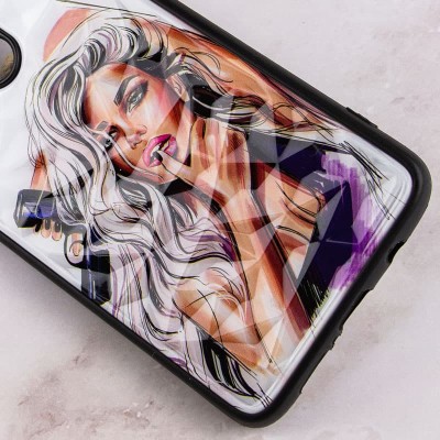 TPU+PC чехол Prisma Ladies для Xiaomi Redmi 9 Purple