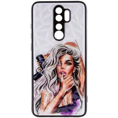 TPU+PC чехол Prisma Ladies для Xiaomi Redmi 9 Purple