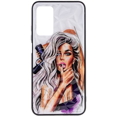 TPU+PC чехол Prisma Ladies для Xiaomi Redmi Note 10 Pro / 10 Pro Max Purple