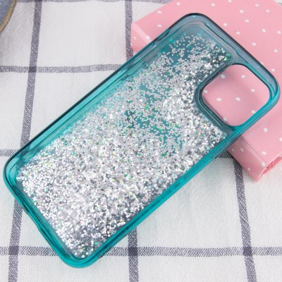TPU+PC чехол Sparkle (glitter) для Apple iPhone 12 Pro / 12 (6.1") Зеленый