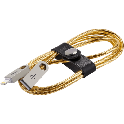 USB кабель HOCO Iphone Lightning U8 Metal 1m Gold USB кабель HOCO Iphone Lightning U8 Metal 1m Gold