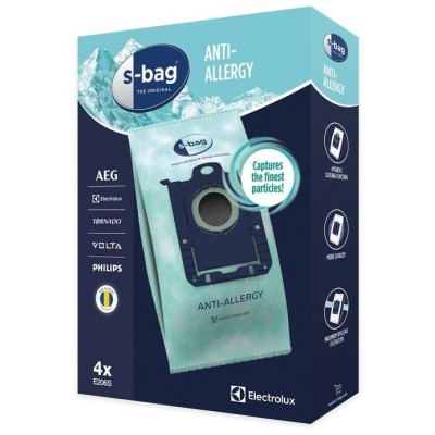 Аксесуари для пилососiв ELECTROLUX E 206S S-bag Hygiene Anti-Allergy 4 штх3.5 л синт