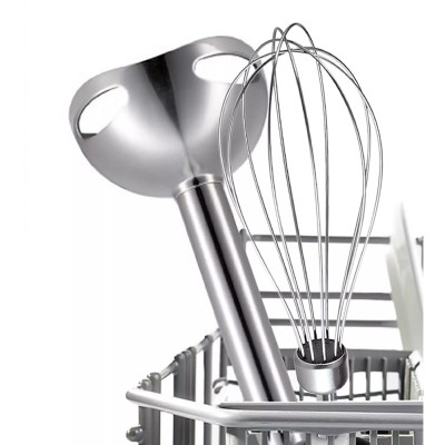 Блендер Bosch погружной, 800Вт, изм-тель, венчик, белый (MS6CA4150)