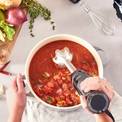 Блендер Braun погружной, 1000Вт, 4в1, чаша-600мл, черный (MQ5277BK)