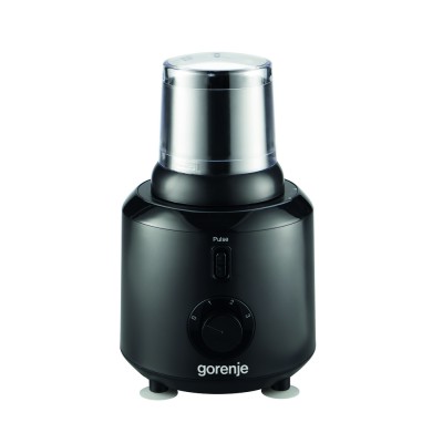 Блендер Gorenje B600BG ( UM-1036G) настольный / 600 Вт / чаша стекло 1.5 л / кофемолка / черный (B600BG)