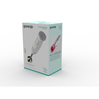 Блендер Gorenje погружной 560Вт, 2в1, чаша-500мл, белый (HBC561QW)