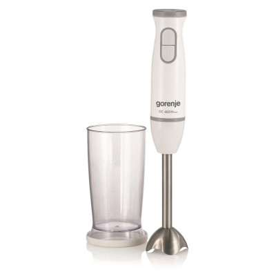 Блендер Gorenje погружной 560Вт, 2в1, чаша-500мл, белый (HBC561QW)